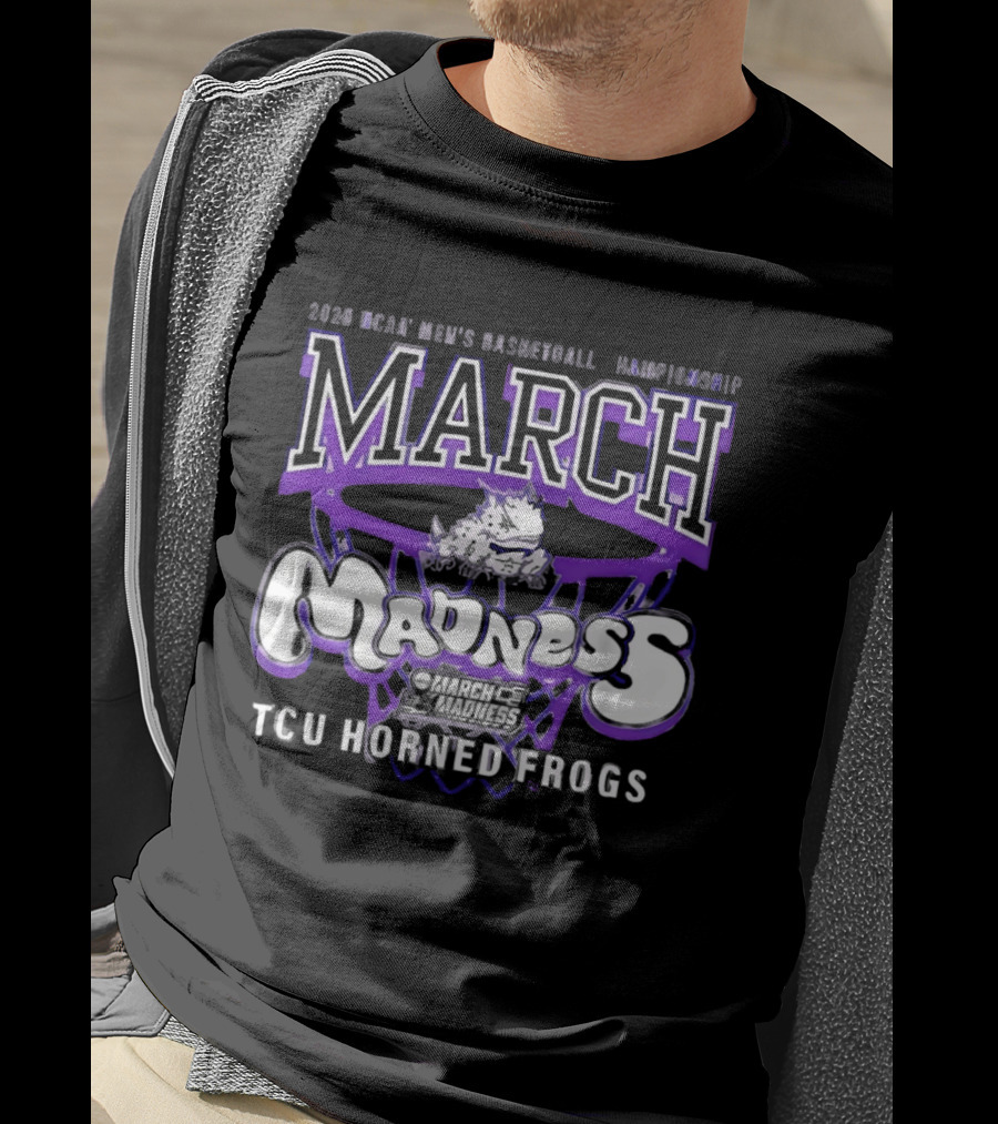 2026 NCAA Men's Basketball Championship March Madness TCU Horned Frogs T-Shirt