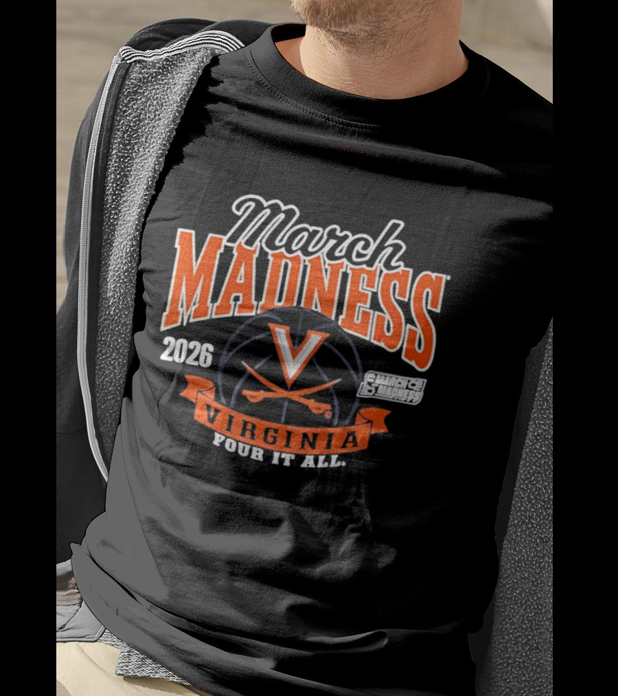 March Madness 2026 Virginia Cavaliers NCAA Women's Basketball Four It All T-Shirt