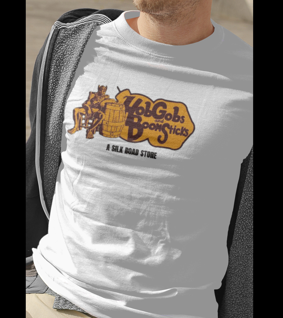 HobGobs And Boom Sticks A Silk Road Store Mythical Goblin Barrel T-Shirt
