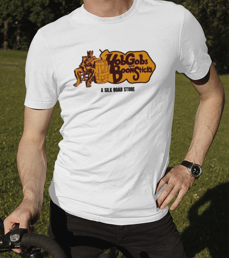 HobGobs And Boom Sticks A Silk Road Store Mythical Goblin Barrel T-Shirt
