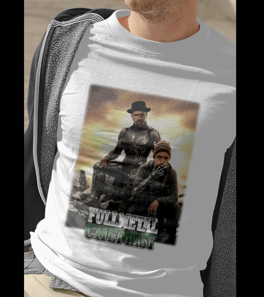 Bryan Cranston Jesse Pinkman Fullmetal Chemist T-Shirt