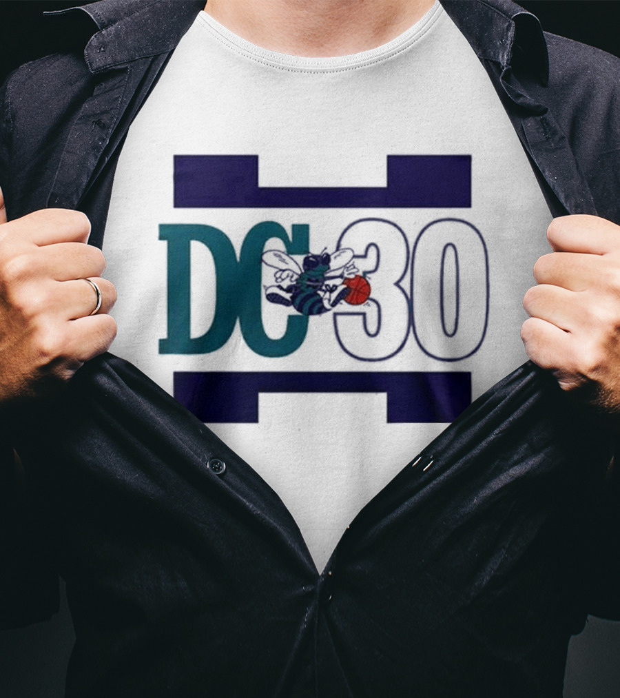 Charlotte Hornets 2026 DC 30 Dell Curry T-Shirt