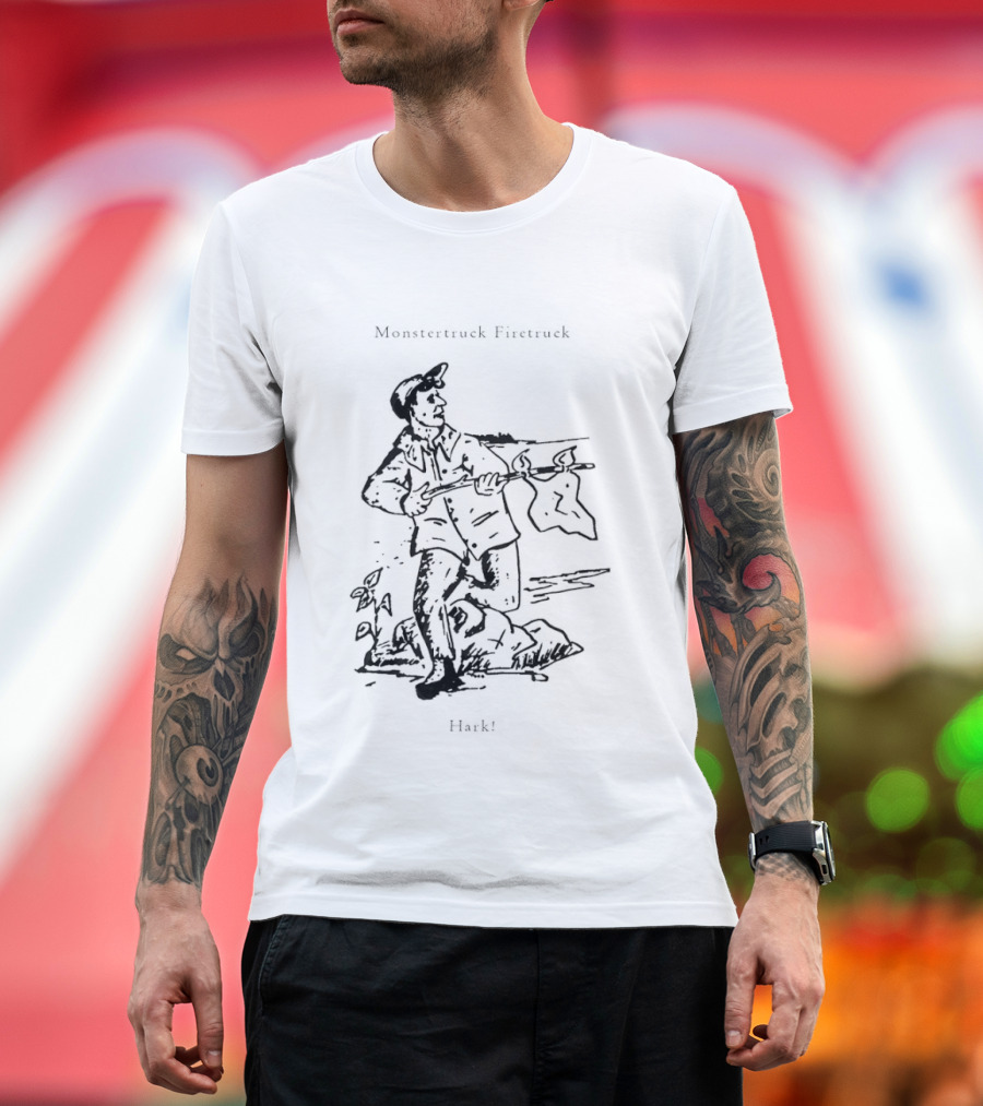 Monstertruck Firetruck Hark Ogbert The Nerd Nostalgic Adventure T-Shirt