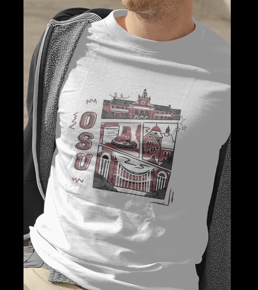 Oklahoma State University Campus Landmarks OSU T-Shirt