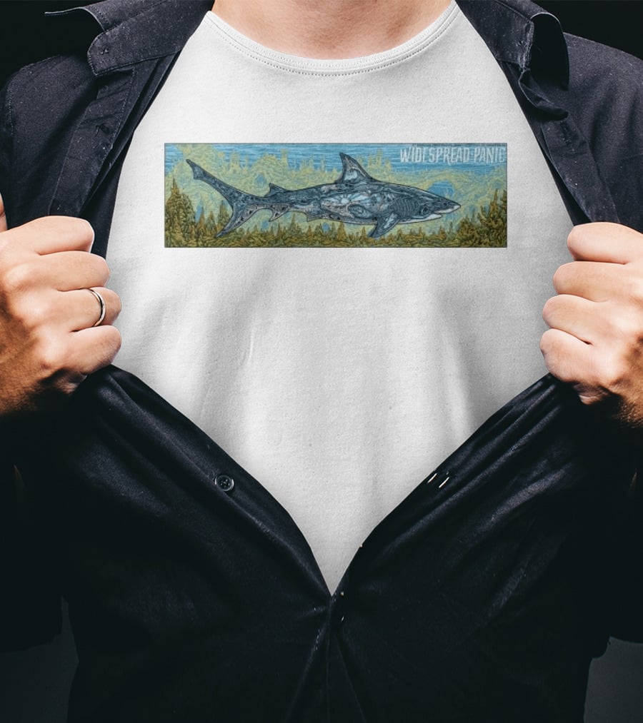 Widespread Panic St. Augustine Amphitheatre March 20 22 2026 Shark T-Shirt