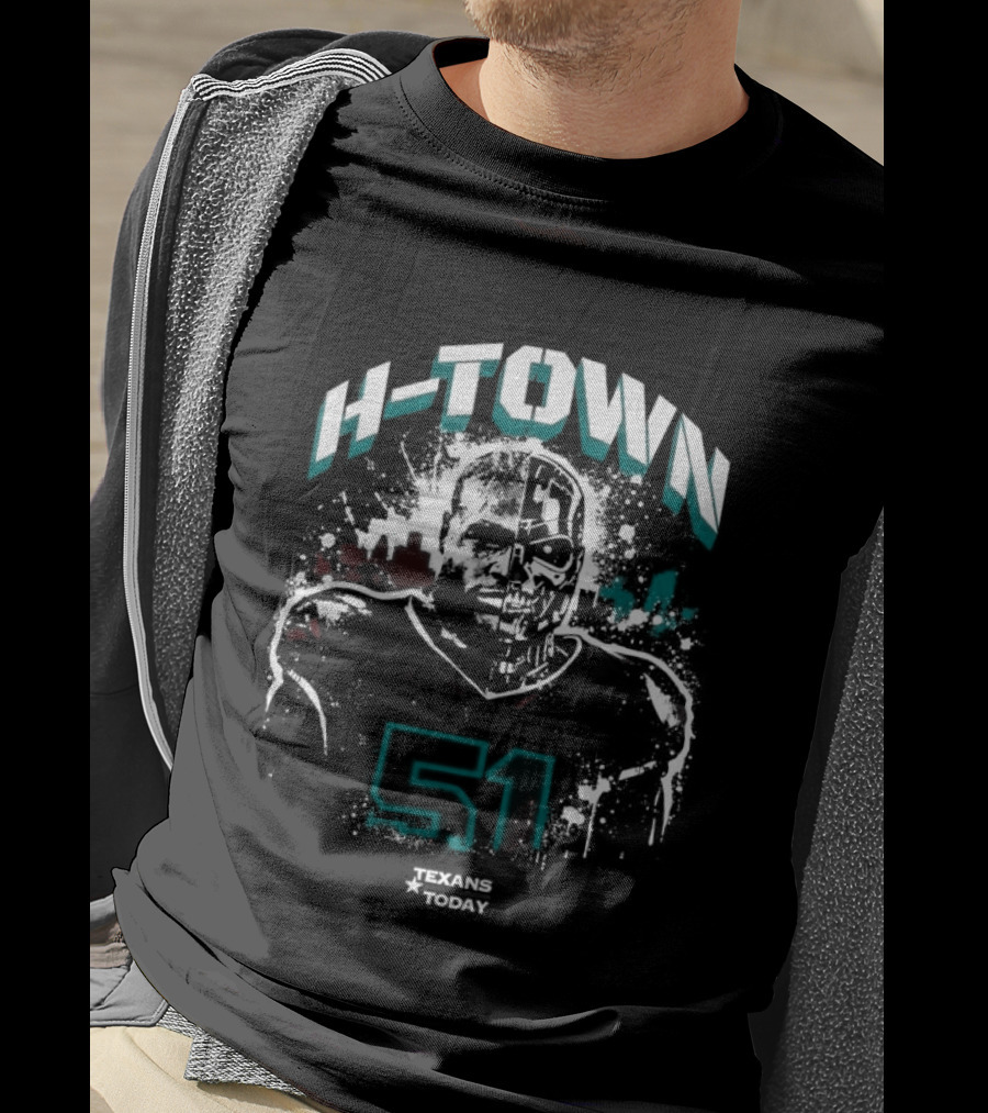 H Town 51 Will Anderson Jr. Robo Killer Texas T-Shirt