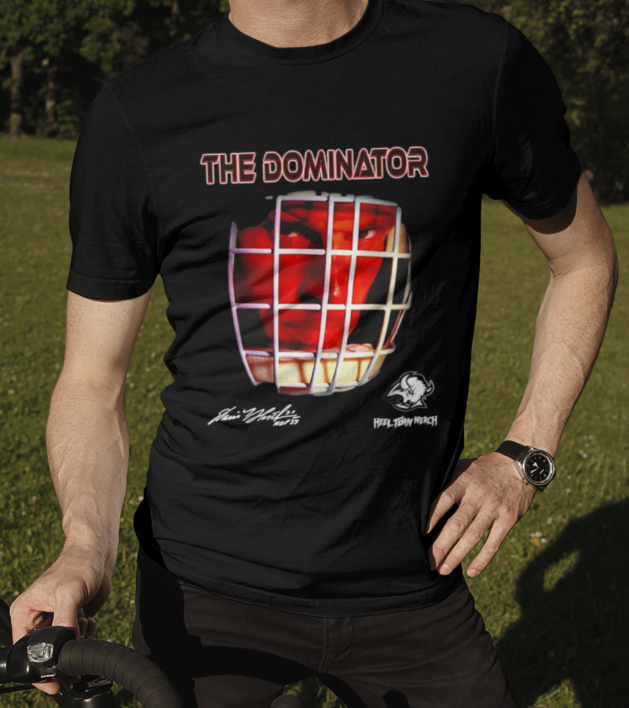 Buffalo Sabres Dominik Hasek The Dominator Hockey Mask T-Shirt