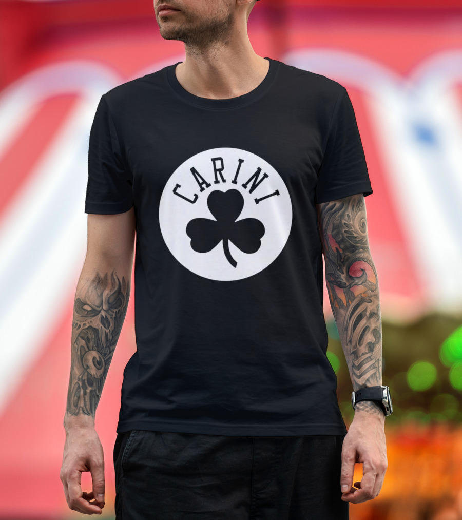 Carini Clover Emblem With Shamrock T-Shirt