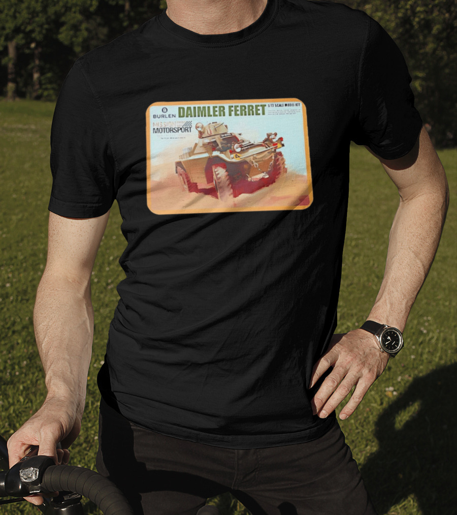 Burlen Daimler Ferret Mission Motorsport 1/7 Scale Model Kit T-Shirt
