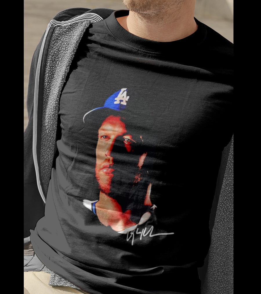 Los Angeles Dodgers Thank You Clayton Kershaw LA Cap Signature T-Shirt
