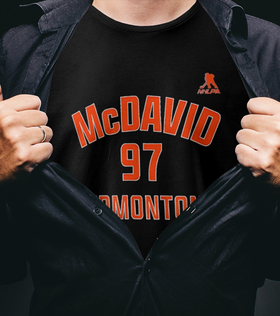 McDavid 97 Edmonton Oilers Hockey T-Shirt