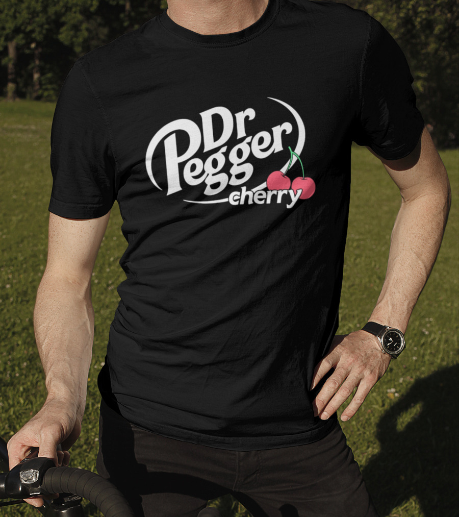 Dr Pegger Cherry Soda Parody With Cherries T-Shirt