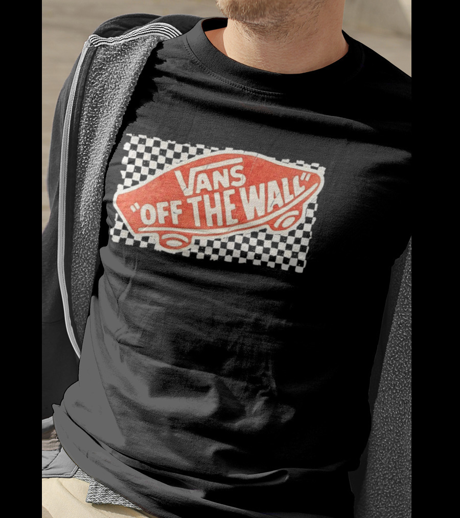 Vans Off The Wall Red Skateboard T-Shirt