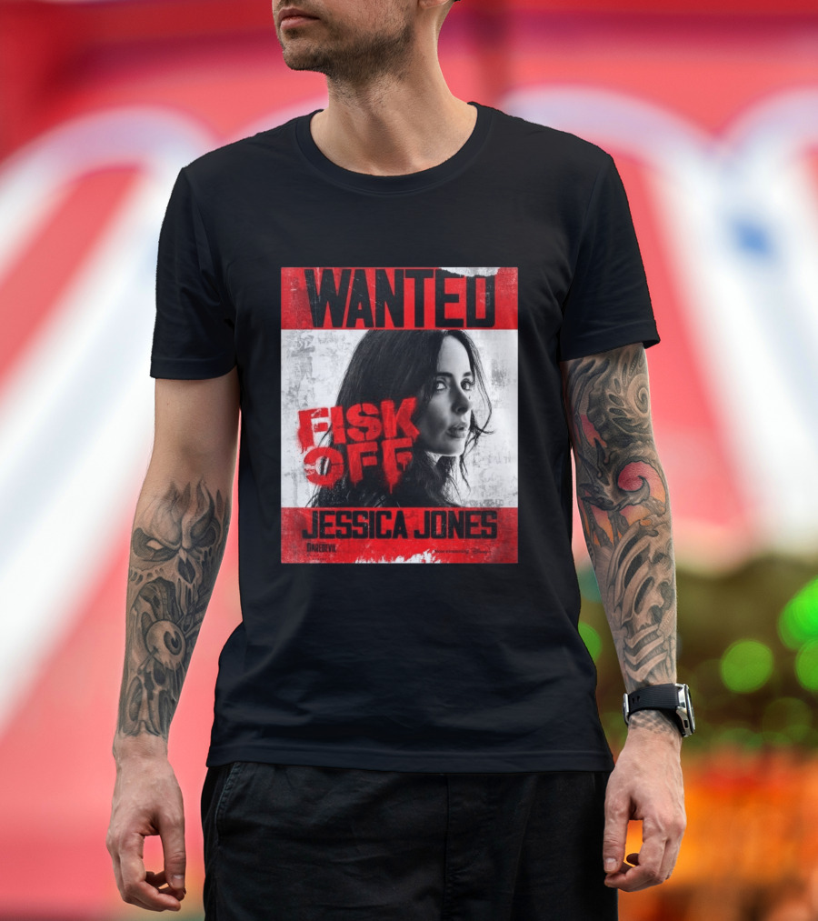 Wanted Jessica Jones Fisk Off Daredevil Born Again Season 2 T-Shirt