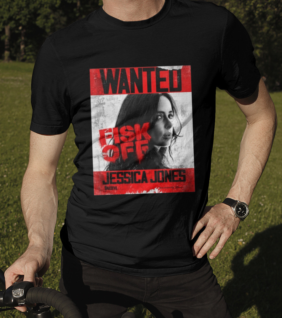 Wanted Jessica Jones Fisk Off Daredevil Born Again Season 2 T-Shirt
