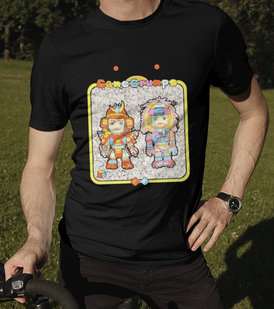 Game Grumps X 326 Collaboration Colorful Characters T-Shirt
