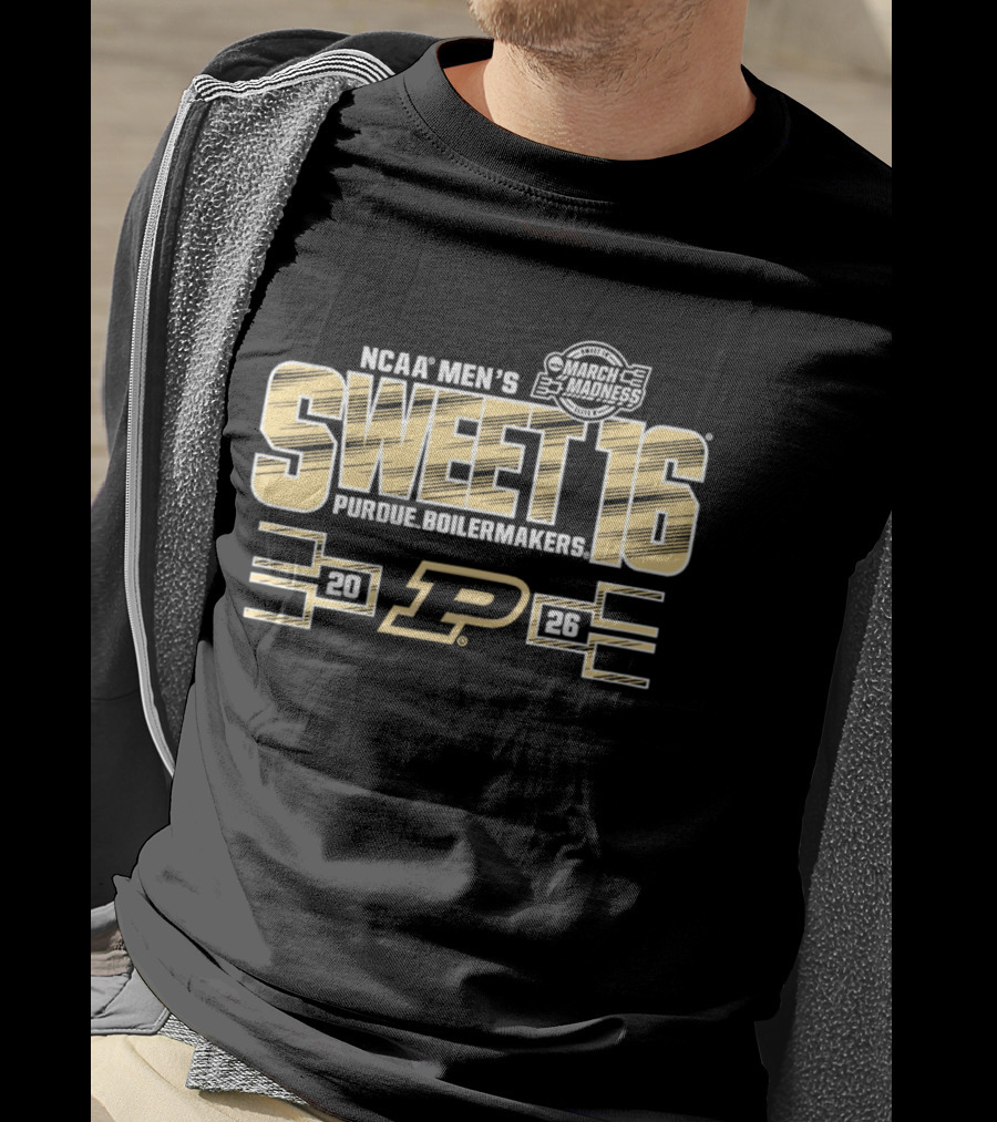 NCAA Men's Sweet 16 2026 Purdue Boilermakers March Madness T-Shirt