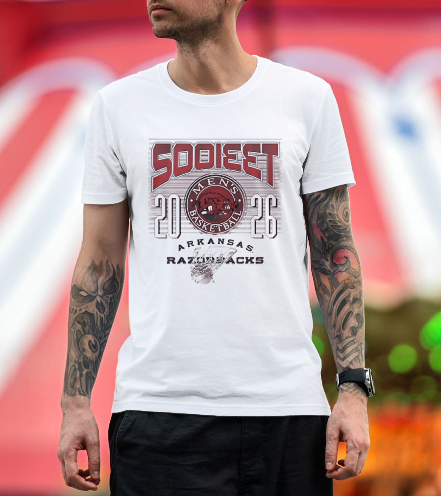 Arkansas Razorbacks 2026 SooiEet Men's Basketball T-Shirt