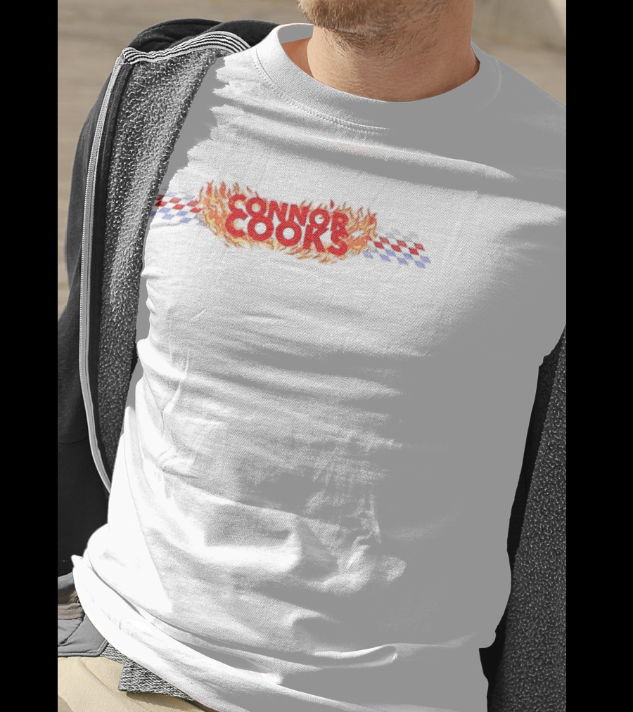 Connor Cooks 88 Wendy's Racing Flame T-Shirt