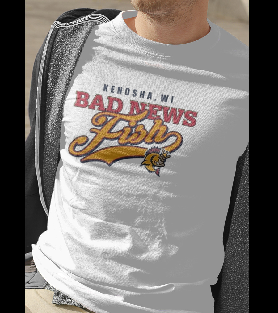Kenosha WI Bad News Fish Kingfish Event T-Shirt