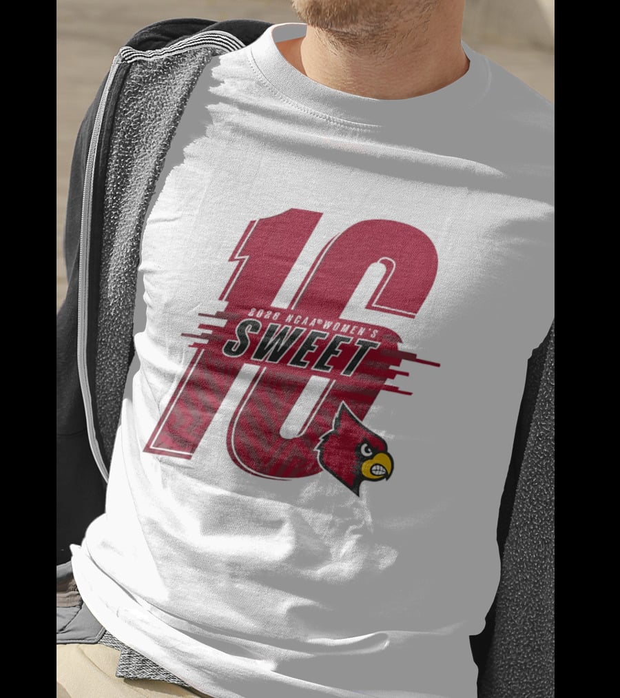 Louisville Cardinals Sweet Sixteen 2026 NCAA Women's Basketball T-Shirt
