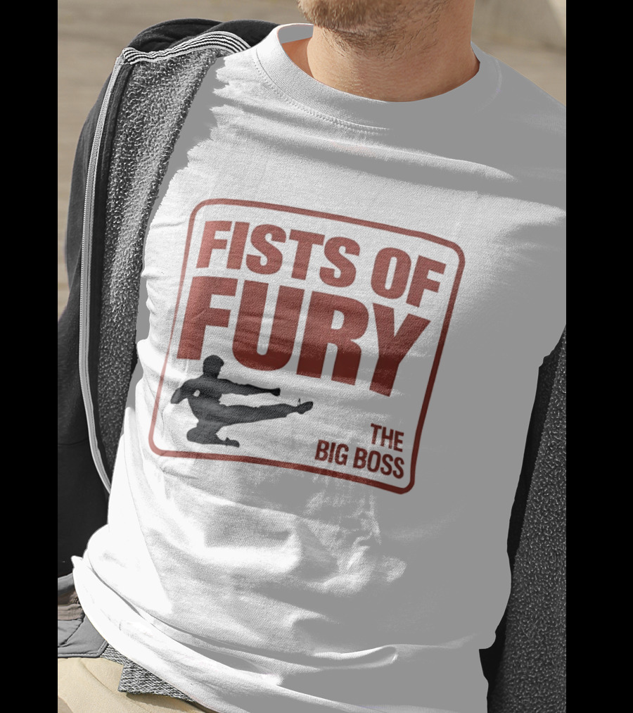Fists Of Fury The Big Boss Martial Arts Kick T-Shirt