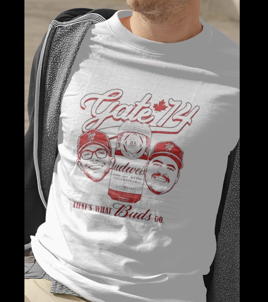 Gate 74 Budweiser Beer Buds Baseball Hat T-Shirt