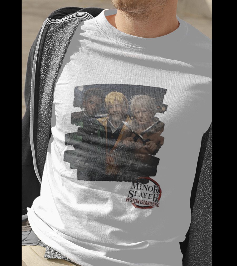 Minor Slayer Epstein Island Arc Characters Cosplay T-Shirt