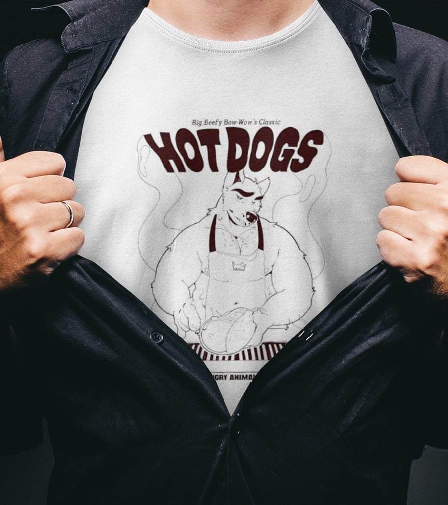 Hot Dogs Feeding Hungry Animals Since 2016 BBQ Chef T-Shirt