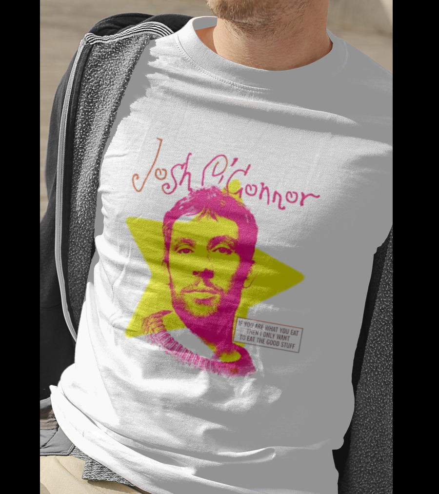 Josh O'Connor Bold Pink Yellow Star Style Eat Cooks Science T-Shirt