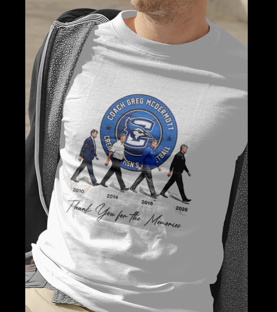 Coach Greg McDermott Thank You For The Memories 2010 2016 2020 T-Shirt