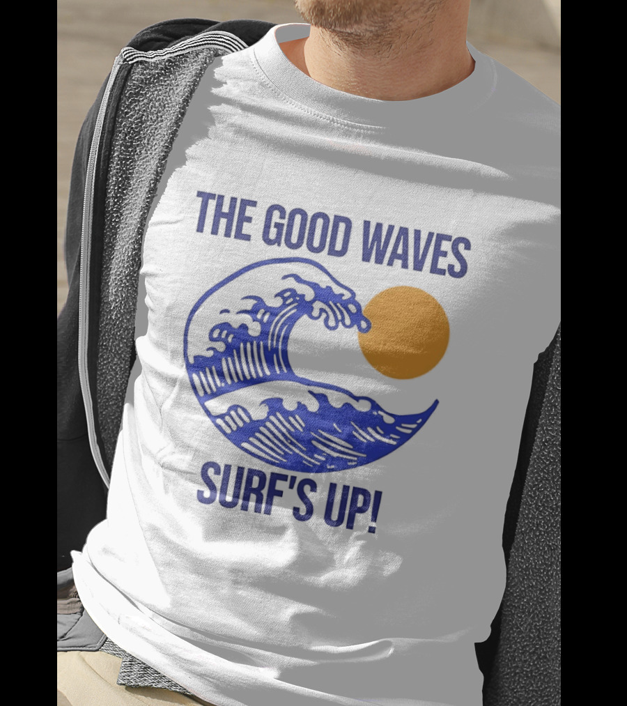 The Good Waves Surf's Up Sun And Wave T-Shirt