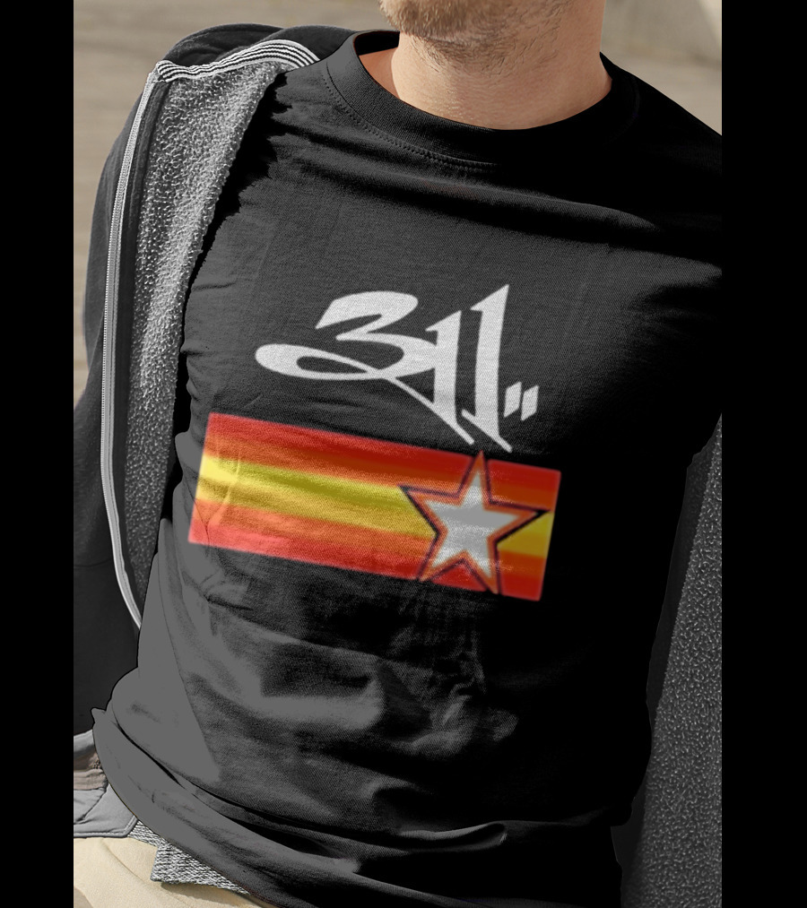 311 Band March 14 2026 Houston Star And Stripes T-Shirt