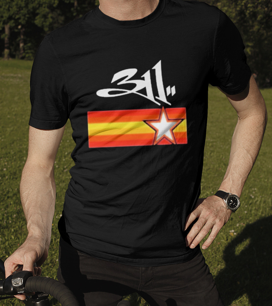 311 Band March 14 2026 Houston Star And Stripes T-Shirt