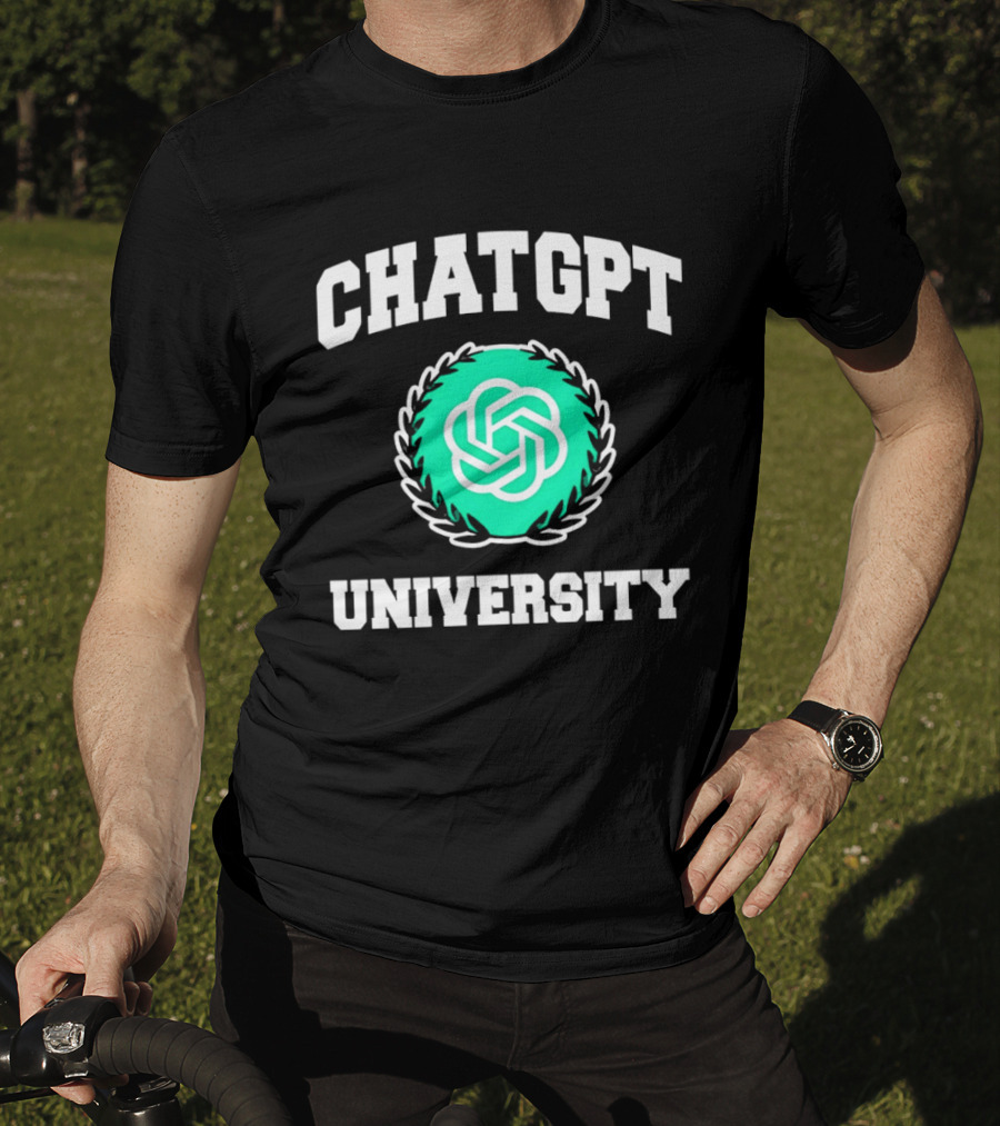 Chat GPT University Crest T-Shirt