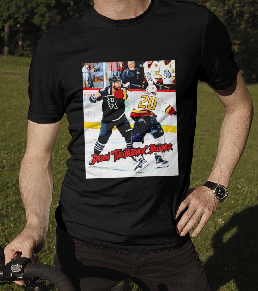 Dillon The Butcher Boucher Rockford IceHogs Hockey Fight Scene T-Shirt