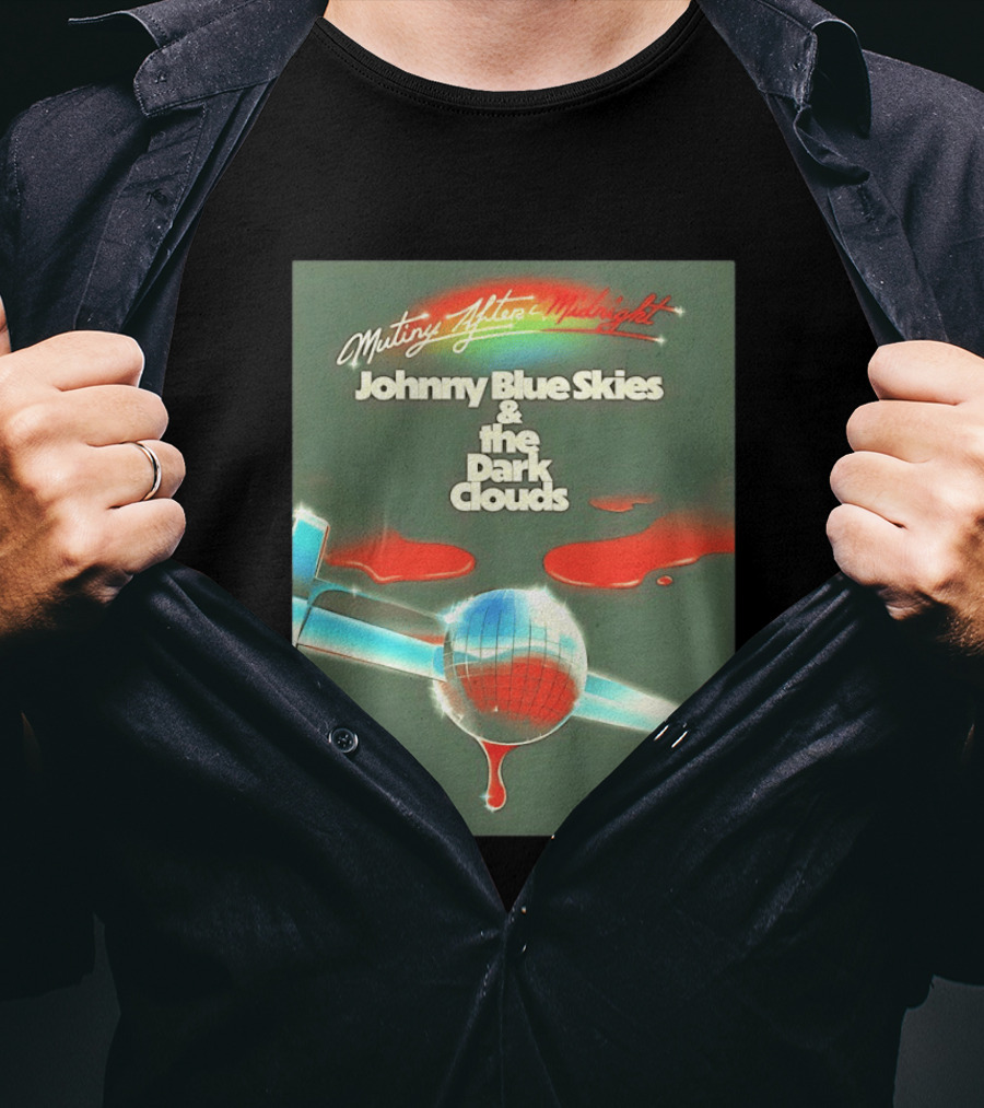 Mutiny After Midnight Johnny Blue Skies And The Dark Clouds Album T-Shirt