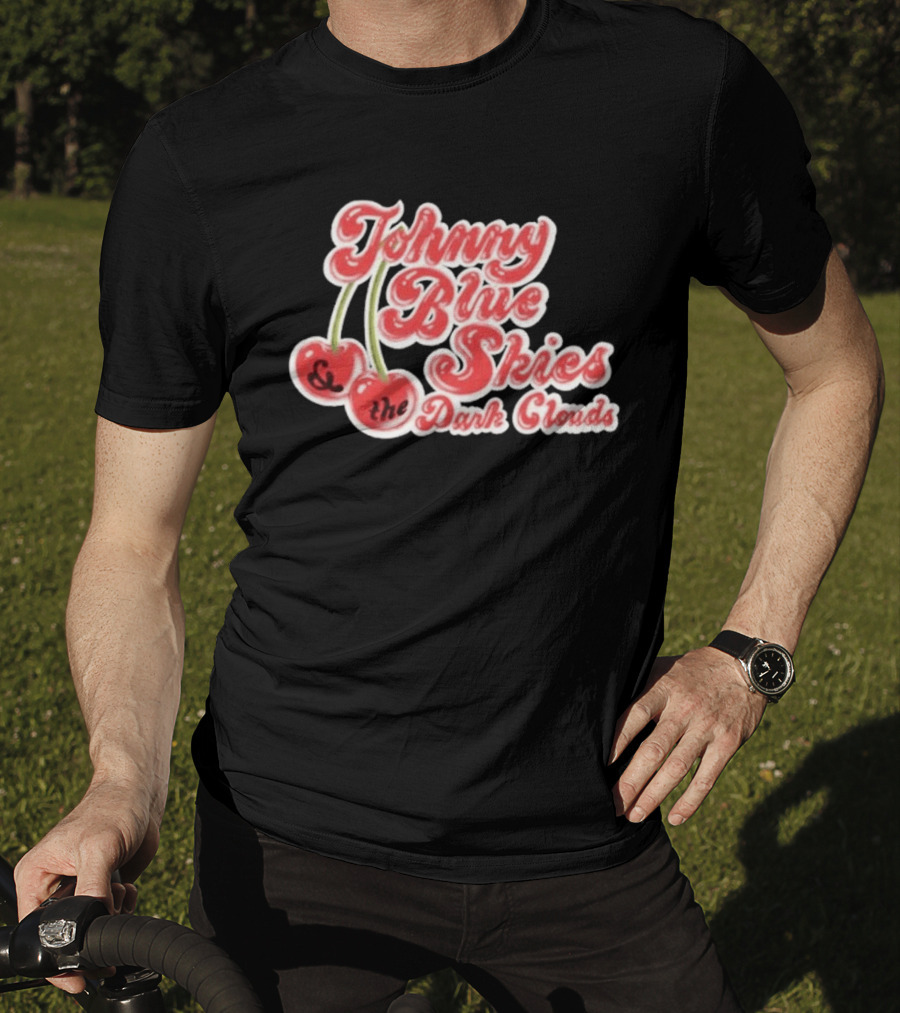 Johnny Blue Skies And The Dark Clouds Cherries T-Shirt