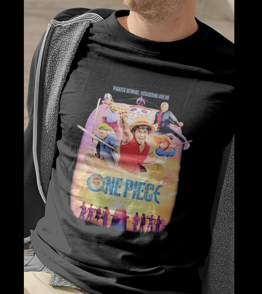 One Piece Luffy And Friends Pirates Journey To The Grand Line T-Shirt