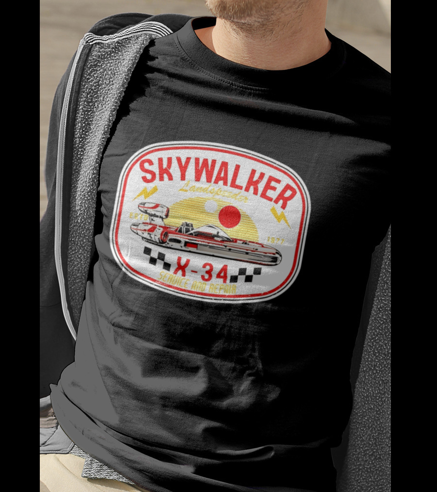 Skywalker Landspeeder X 34 Service And Repair Estd 1977 T-Shirt