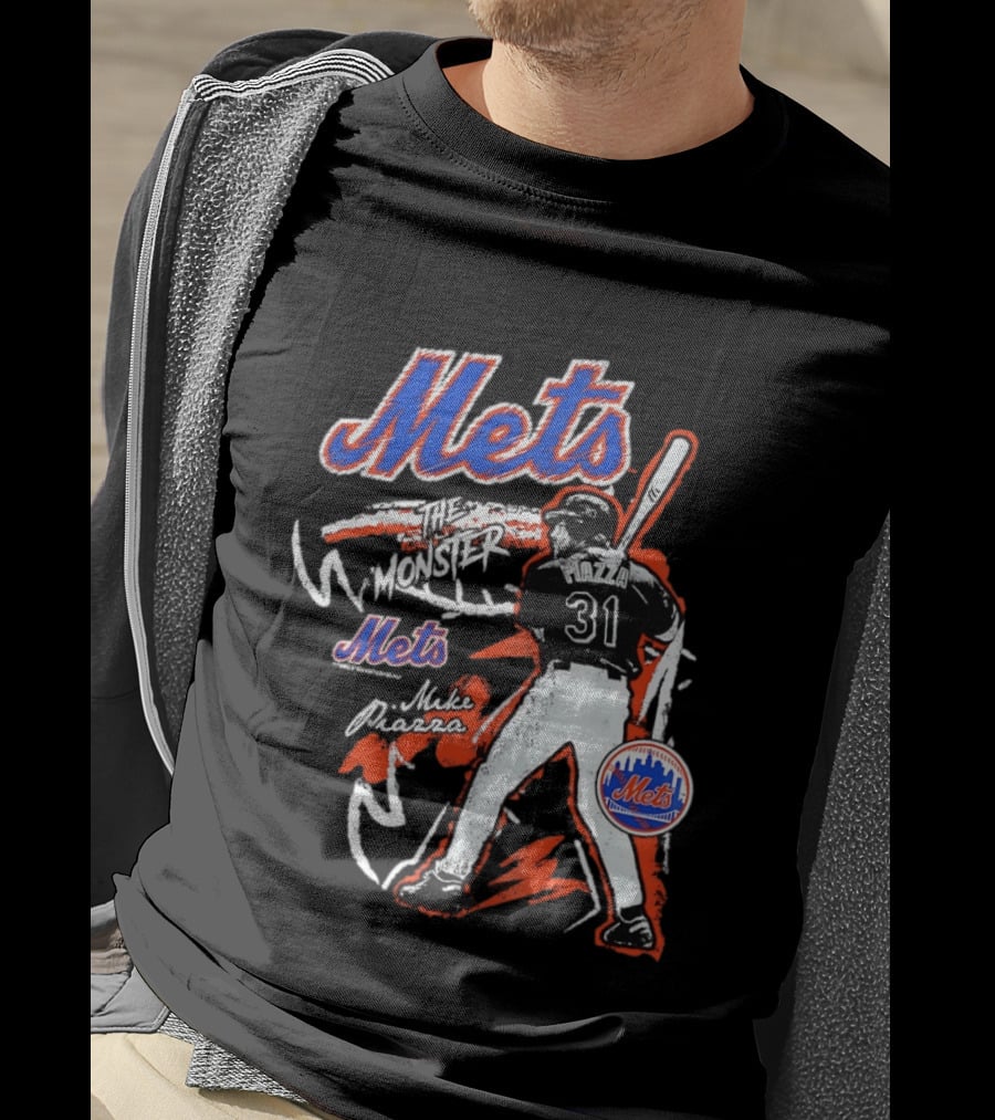 Mets Mike Piazza The Monster New York Mets 31 T-Shirt