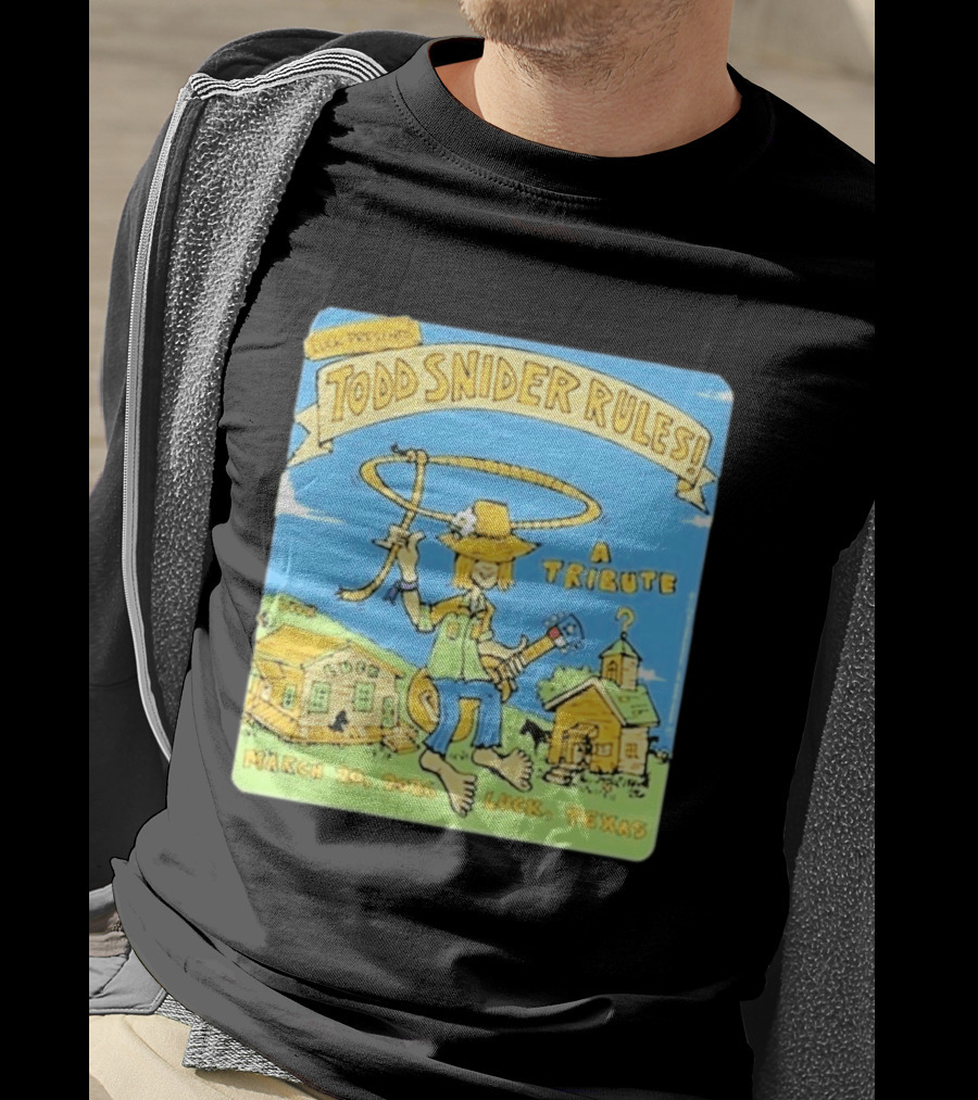 Luck Presents Todd Snider Rules A Tribute March 20 2026 Luck Texas T-Shirt