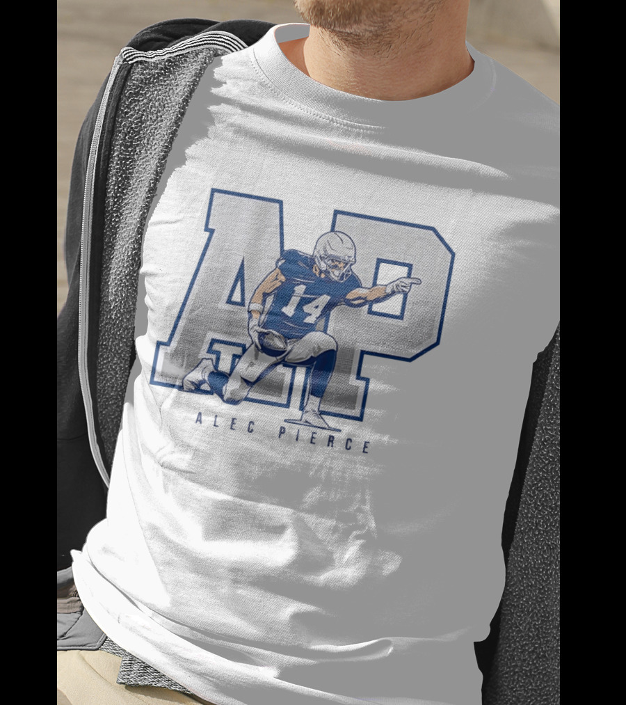 Alec Pierce 14 Index Finger AP Indianapolis Colts Football T-Shirt