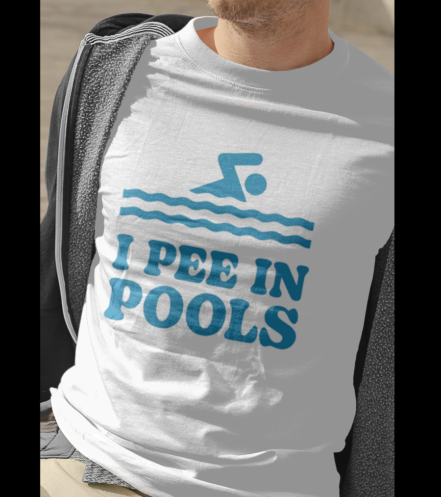 Zwemwater I Pee In Pools Swimmer Waves T-Shirt