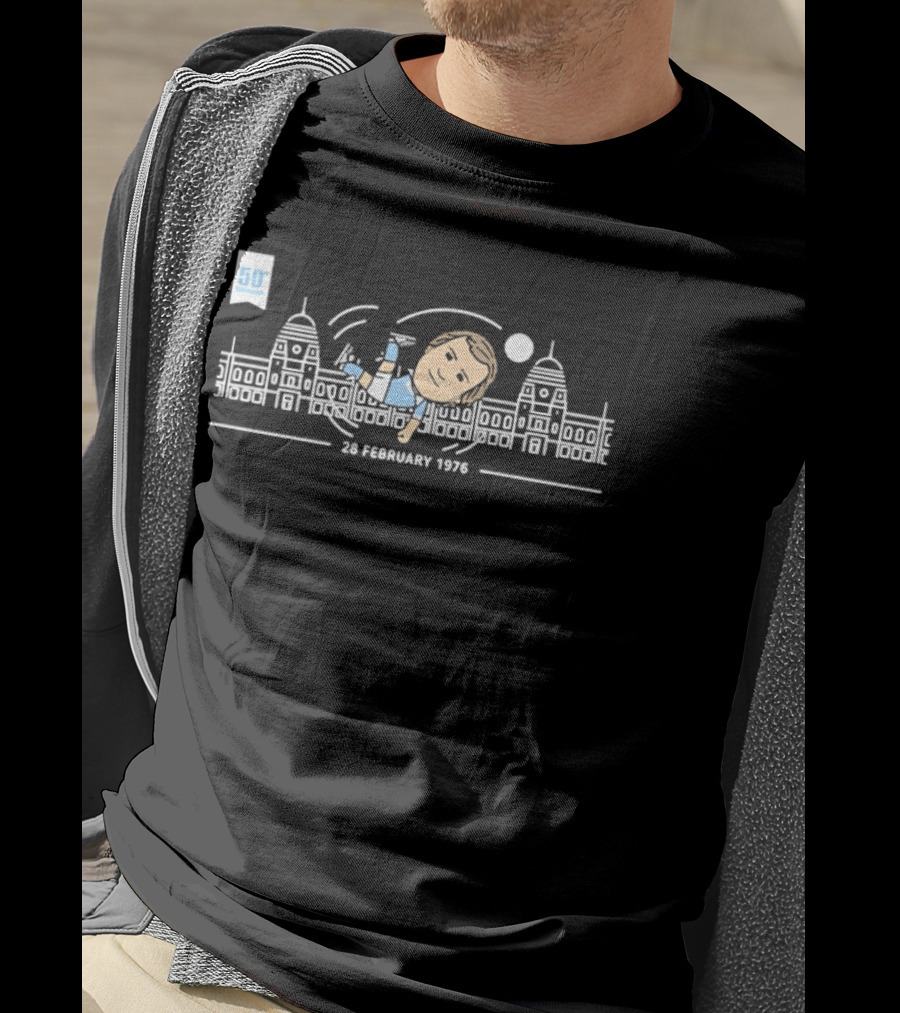 50th Anniversary 28 February 1976 Wembley Stadium Soccer Celebration T-Shirt