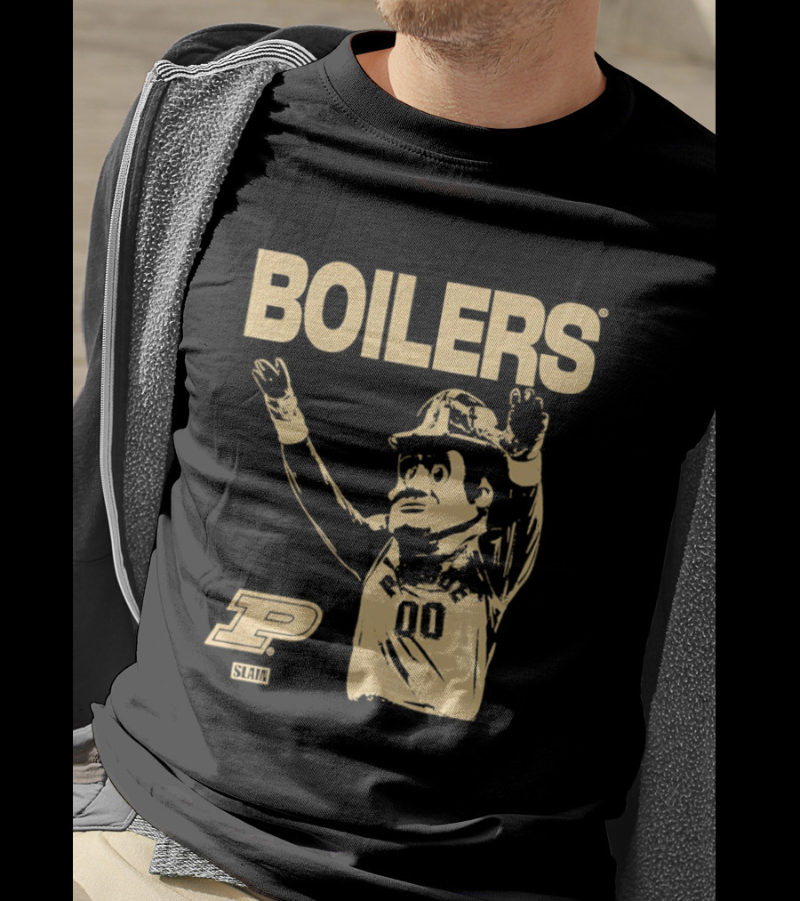 Boilers Purdue Boilermakers Slam Magazine Retro Team Spirit T-Shirt