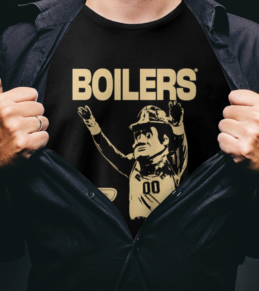 Boilers Purdue Boilermakers Slam Magazine Retro Team Spirit T-Shirt