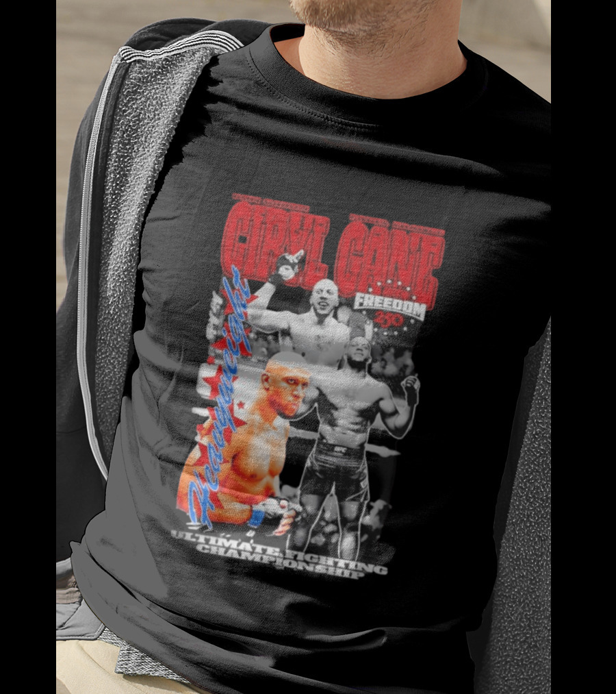 Ciryl Gane UFC Heavyweight Bon Gamin Paris Freedom 250 T-Shirt
