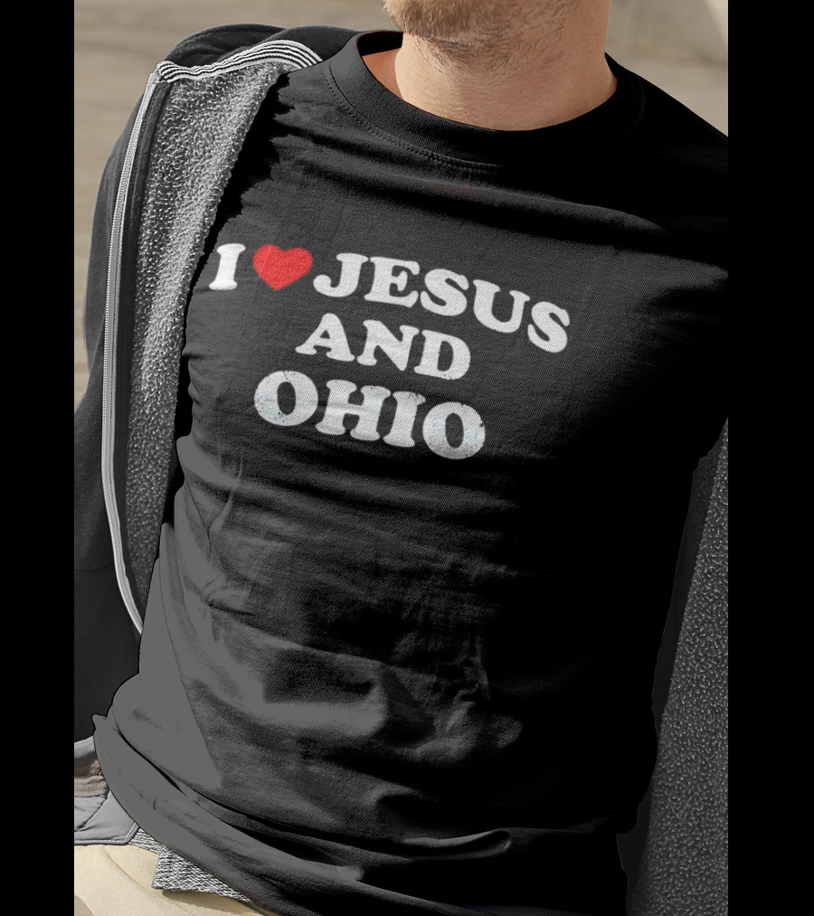I Love Jesus Heart Ohio Passion T-Shirt