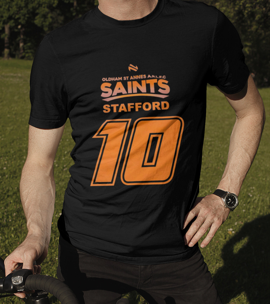 Oldham St Annes ARLFC Saints Stafford Number 10 T-Shirt